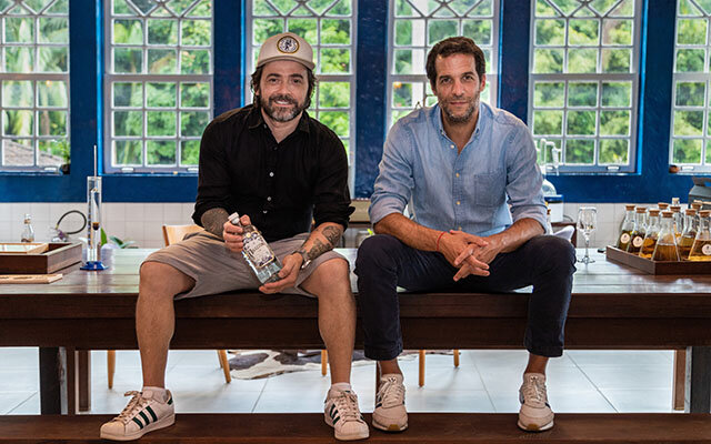 Distillers Alexandre Mazza and Arturo Isola