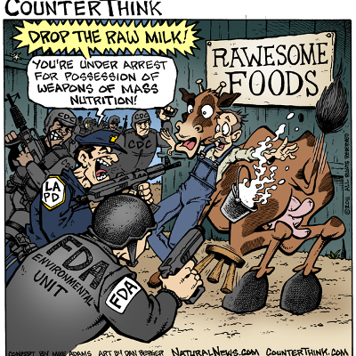 counter think milk raw