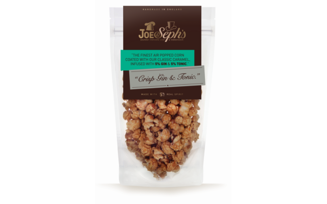 Joe & Seph's crisp gin and tonic G&T popcorn