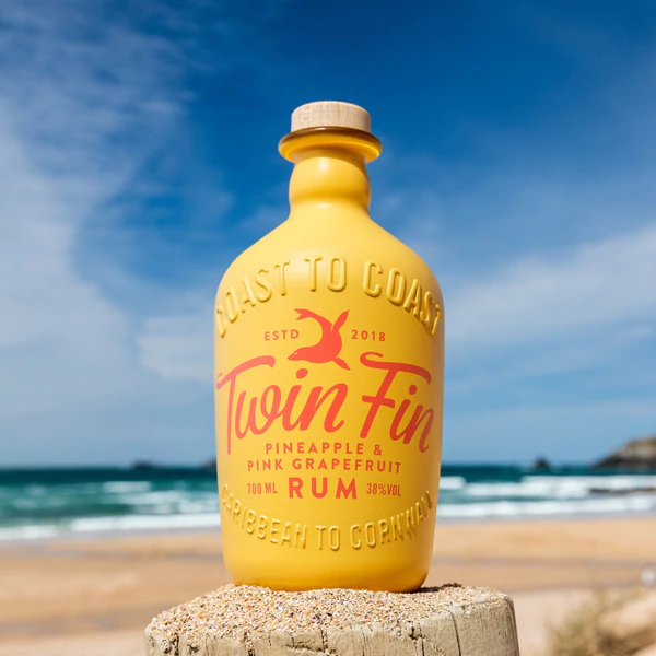 Twin Fin Pineapple and Pink Grapefruit Rum