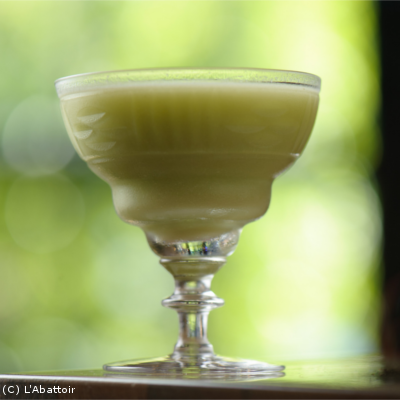 avocado gin gimlet cocktail