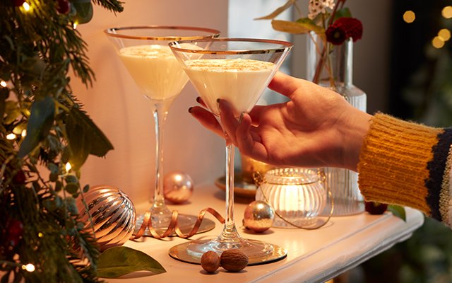 Amaretto Chocolate Creamy Martini Gin Cocktail Recipe