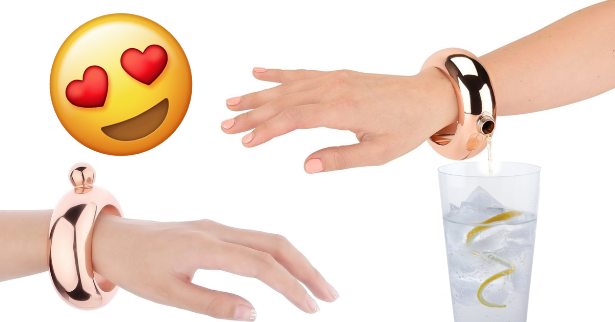 gin bracelet flask