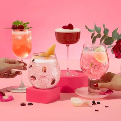 Pink gin