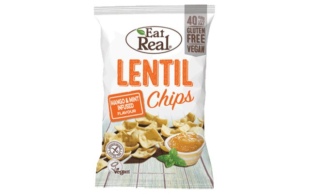Eat Real Mango & Mint Lentil Chips