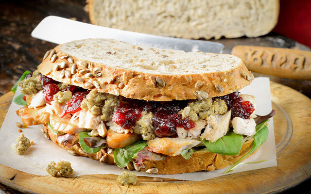 Boxing Day sandwiches