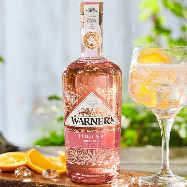 Warner's Rhubarb Gin pink gin to buy