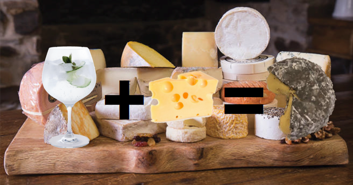 gin and tonic washed cheese