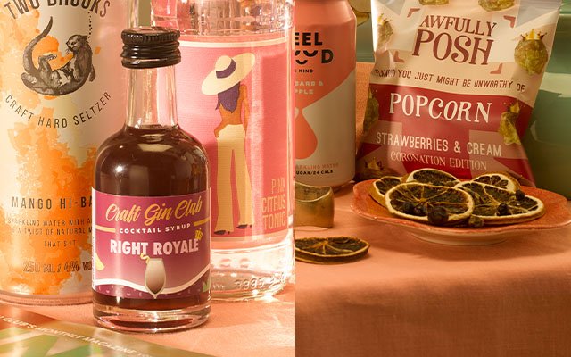 Right Royale Cocktail Syrup and lime and juniper garnishes