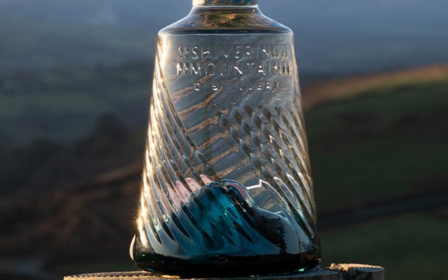 Shivering Mountain gin bottle