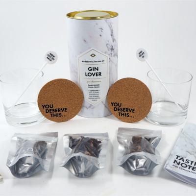 Gin Lover Accessory & Tasting Set Men's Society