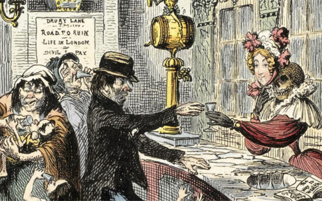 Victorian gin shop