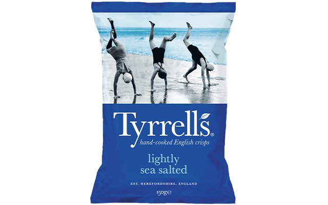 Tyrrells Lightly Sea Salted Crisps