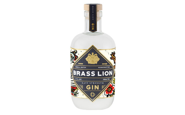 Brass lion navy strength gin