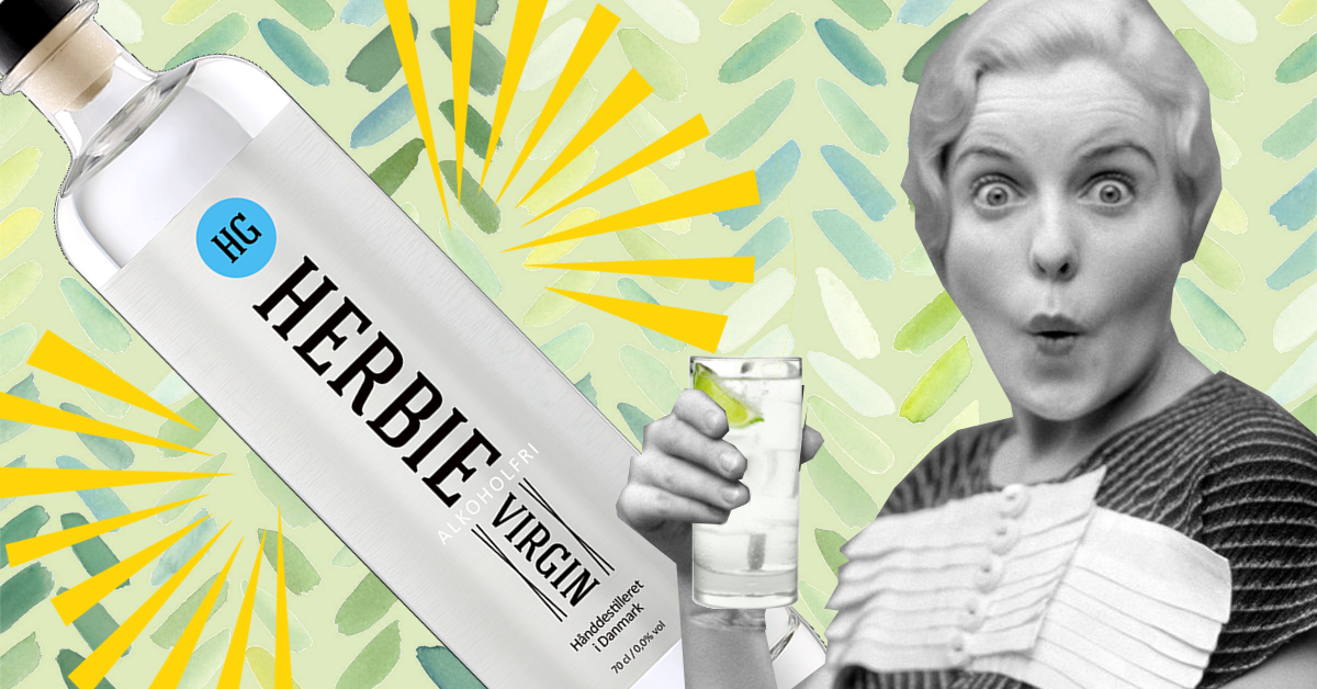herbie virgin non alcoholic gin vintage picture