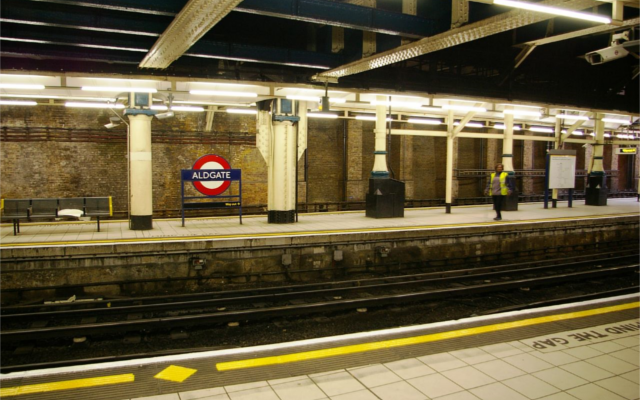 Aldgate Underground Station Flickr L Allen Brewer