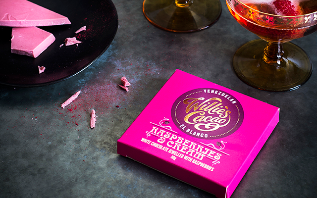 Willies Raspberries and cream white chocolate