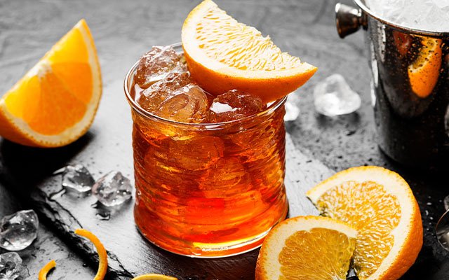Negroni mocktail