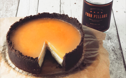 Chocolate and orange Christmas dessert idea