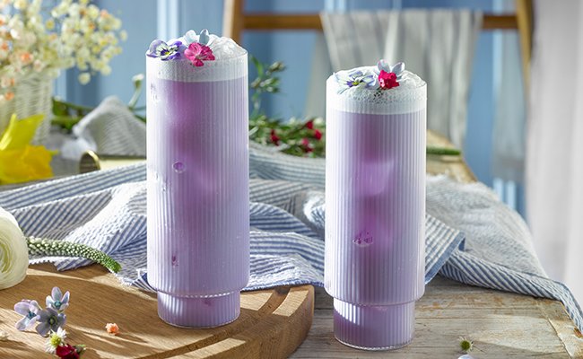 Violet Gin Fizz