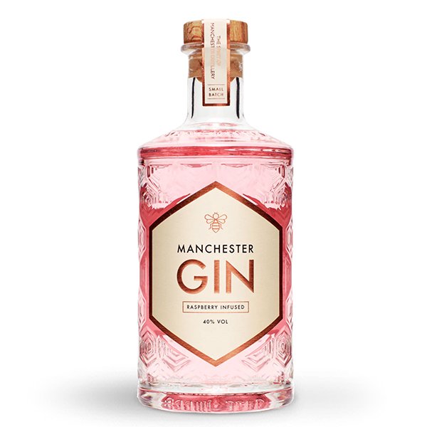 Pink gin: Manchester Gin Raspberry Infused