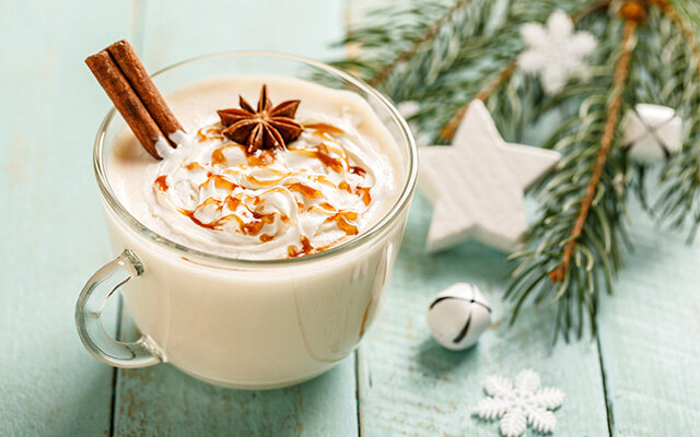 Gin & Caramel Eggnog