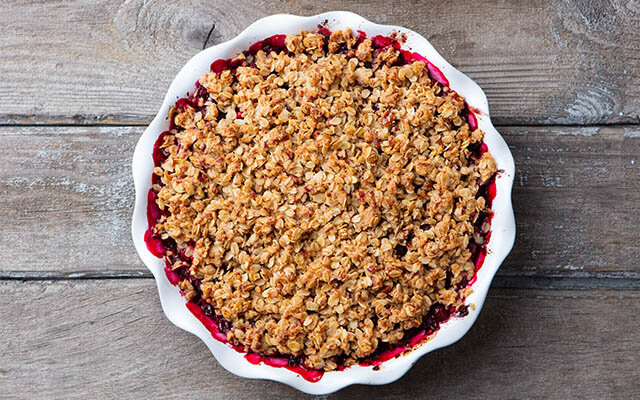 Gooseberry Crumble and Gin