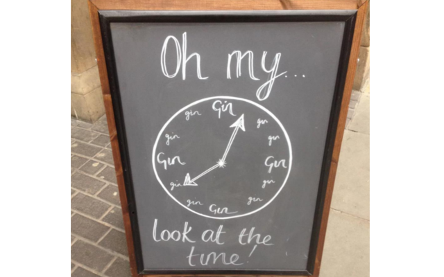 pub chalkboard funny