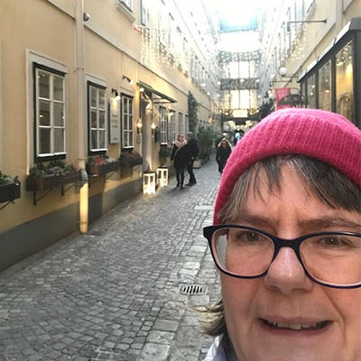 October’s Golden Ticket winner, Jayne, enjoying the sights of the Grand Hotel Mercure Biedermeier Wien in Vienna during her prize trip!