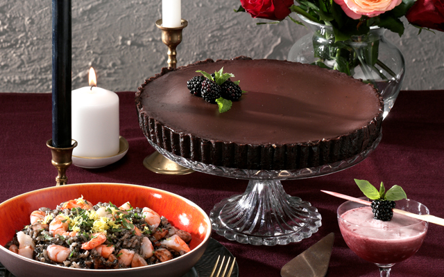 Blackberry Chocolate Tart