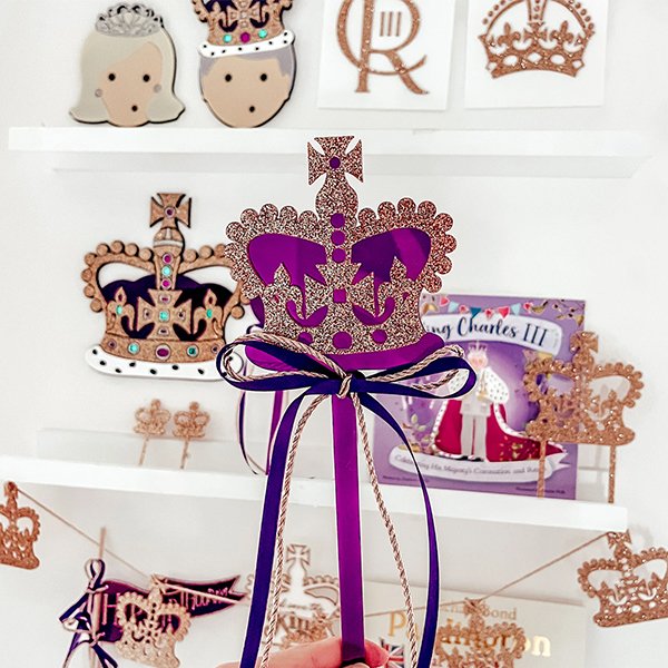 Crown coronation wand