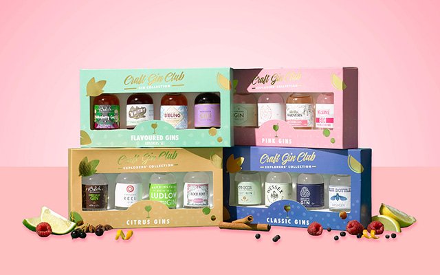 Miniature gin gift set