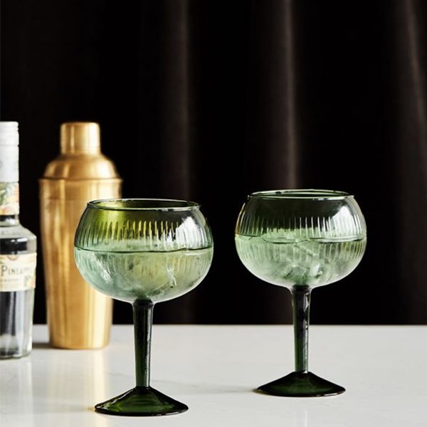 Green balloon glasses