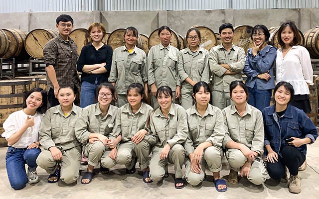 Sông Cái Distillery's Diverse Team