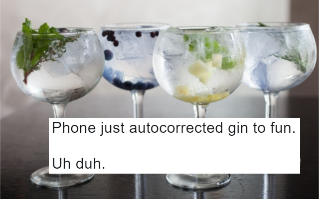 gin and tonics in copa glasses