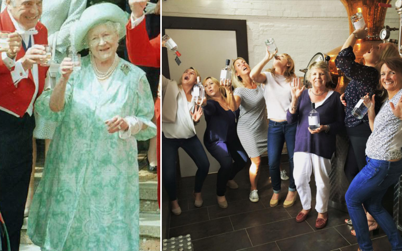 Queen Mother to friends and family gin club members