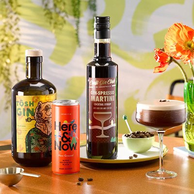 Tosh gin & gin expresso martini 