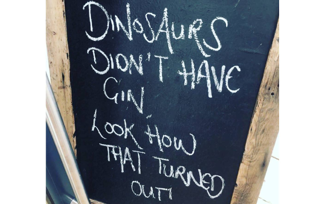 funny pub chalkboard