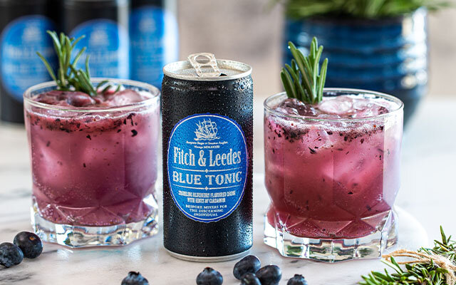 Fitch & Leedes Blue Tonic cocktail