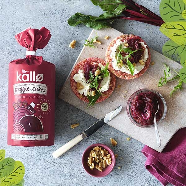 Kallo Veggie Cakes Beetroot & Balsamic