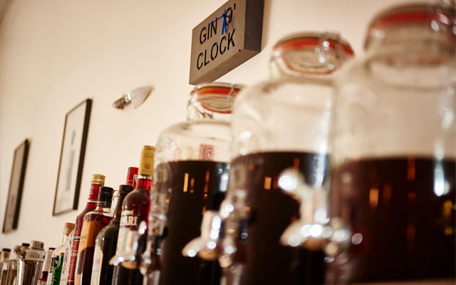 58 Gin distillery various bottles
