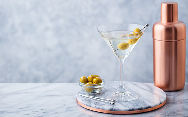 Olive martini 