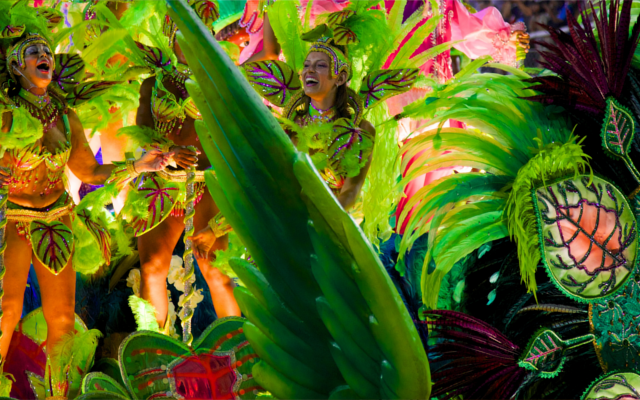 Brazil rio carnival parade