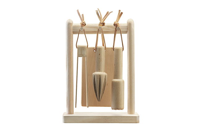 Lsa wooden cocktail set