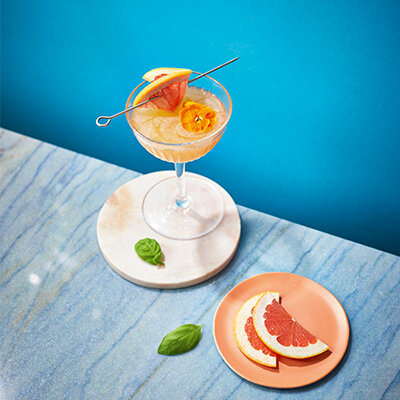 Our cocktail book is full of beautiful images of our gin cocktail recipes, like this one of our Apricot Blossom!