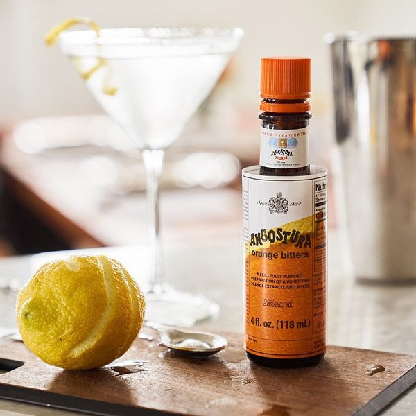 Angostura Orange Bitters and gin