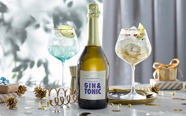 You can buy a bottle of our unique, perfectly blended Gin & Tonic with a Pop! on our online shop >>