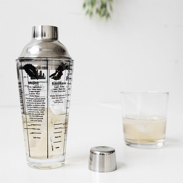 Kikkerland Mix Master Cocktail Shaker