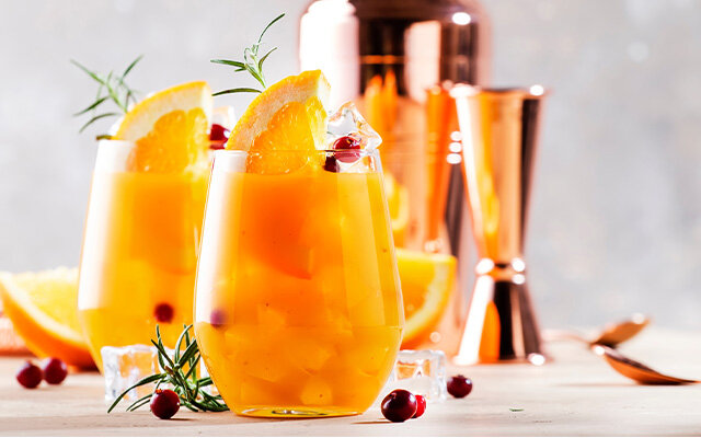 Gold Sparkler Cocktail
