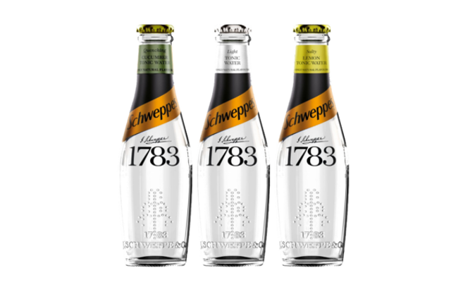 Schweppes 1783 premium tonic water salty lemon cucumber and light tonic